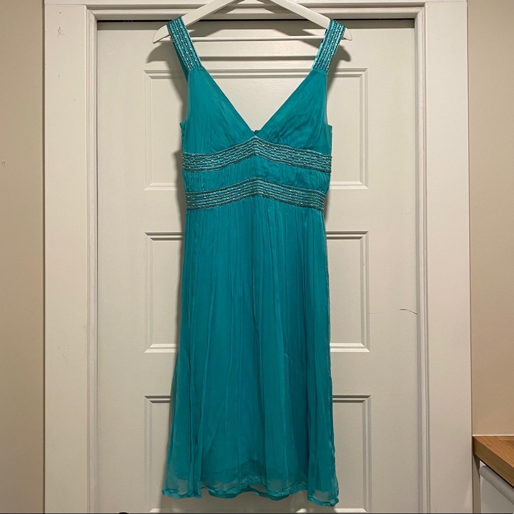 A-line chiffon cocktail dress